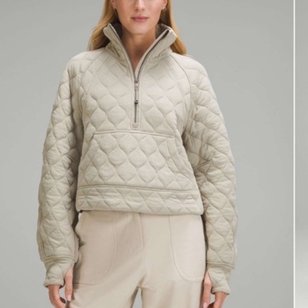 Scuba Oversized Quilted Half Zip from lululemon, size XS, great condition